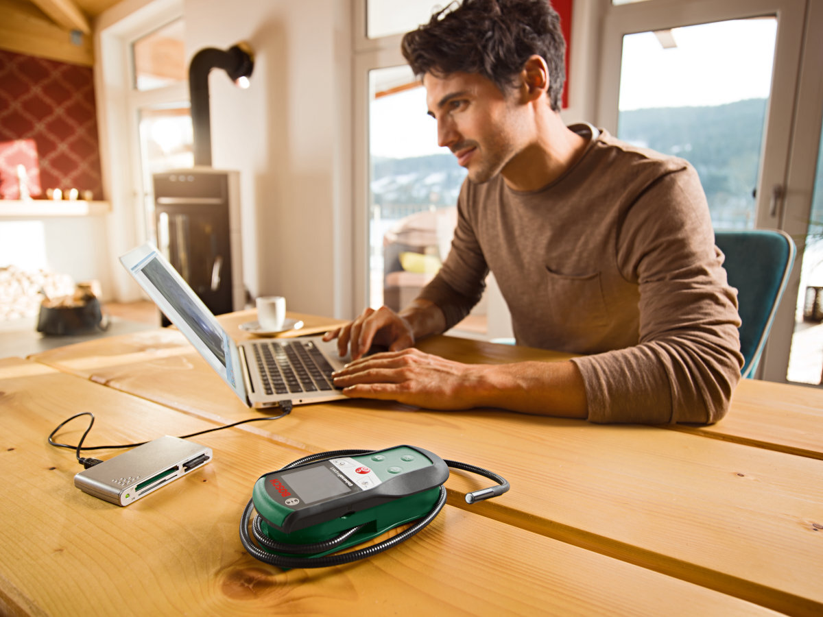 KAMERA INSPEKCYJNA BOSCH UNIVERSAL INSPECT akcesoria magnes hak