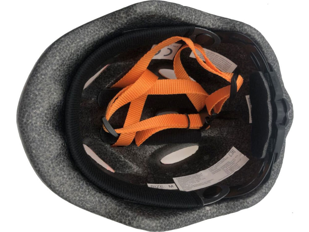 Kask rowerowy ENERO Car Pomarańczowy dla Dzieci (rozmiar L) TPR EPS certyfikat