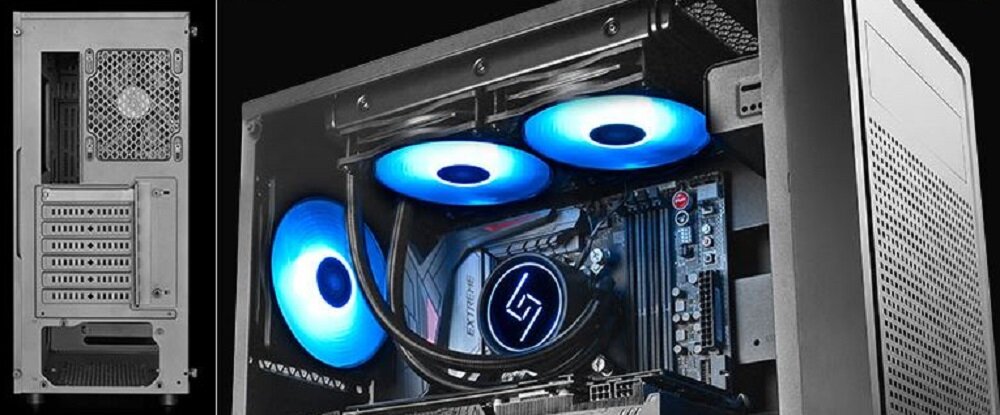 Obudowa DEEPCOOL E-Shield - Filtry przeciwkurzowe 