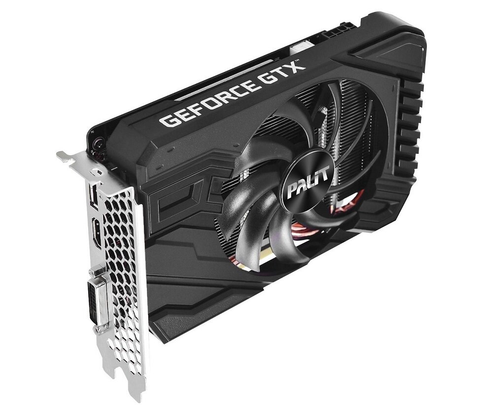 Karta graficzna PALIT GeForce GTX 1660 Ti StormX 6GB - Nvidia Turing doskonałe osiągi błyskawiczne generowanie obrazu 6GB GDDR6 1770MHz