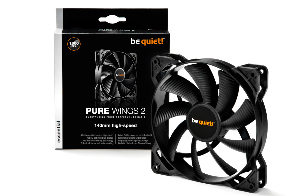 WENTYLATOR BE QUIET SILENTWINGS 3 120MM PWM HI-SPEED prędkość obrotowa podłączenie 3 PIN wymiary średnica głośność