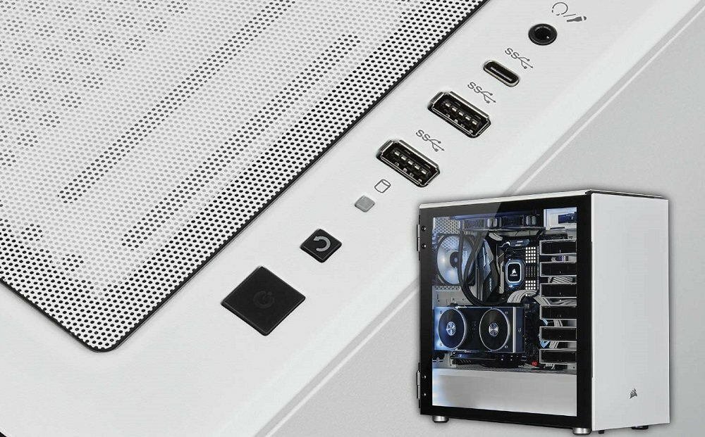 Obudowa CORSAIR Carbide 678C- Podręczy panel z gniazdami 