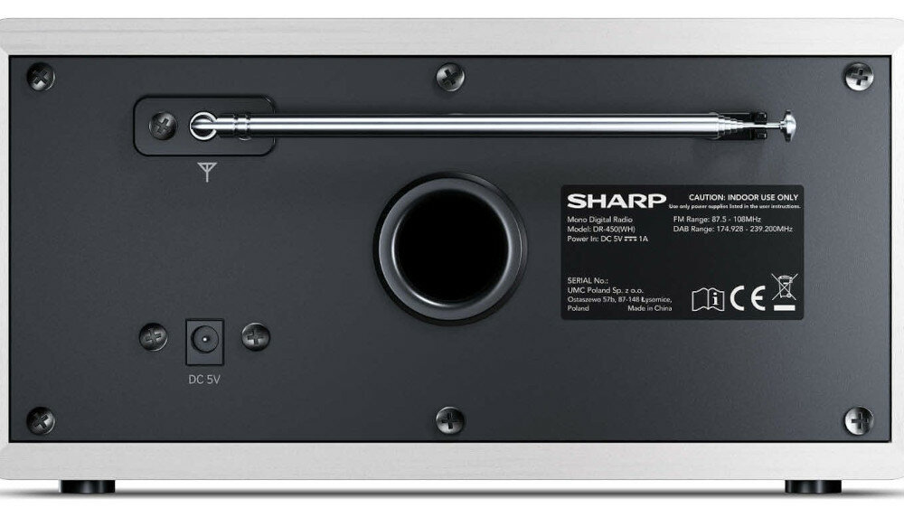 Radio SHARP DR-450 - personalizacja