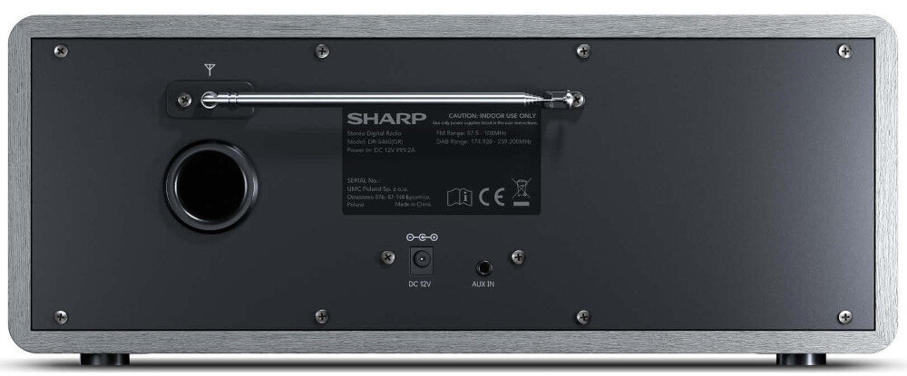 Radio SHARP DR-S460  - design