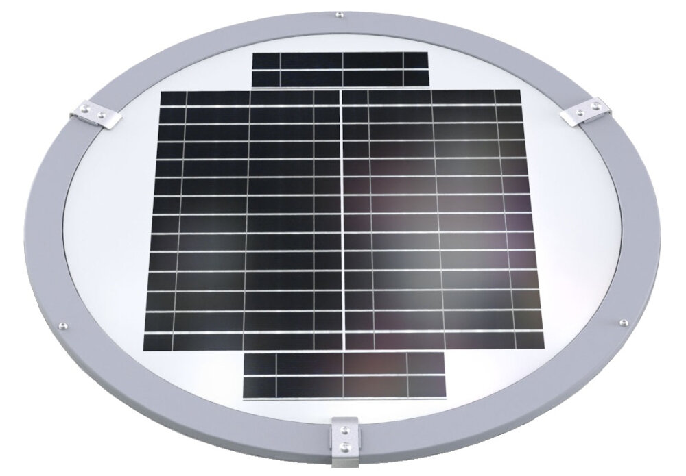 Lampa solarna POWERNEED SLL12 pael solarny moc 18,5 W pojemna bateria Li-Ion 115,44 Wh czas swiecenia okolo 7-10 nocy pelne naladowanie okolo 9 godzin