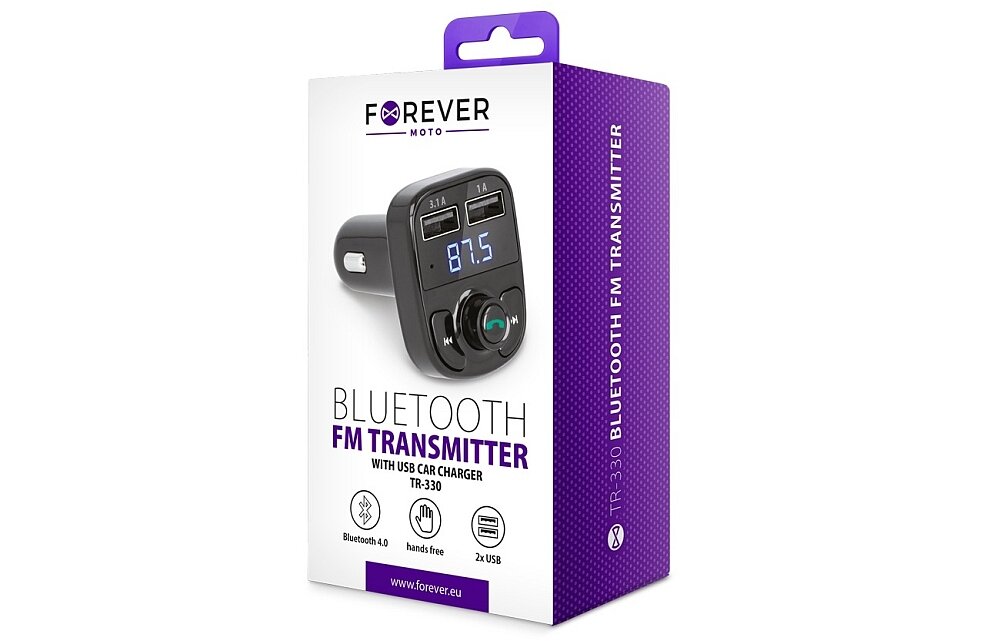 Transmiter FM FOREVER TR-330 muzyka samochód radio