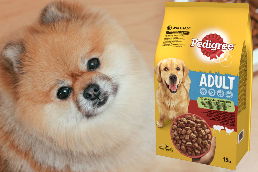 Karma dla psa PEDIGREE Adult Wołowina i Drób 15 kg naturalne składniki
