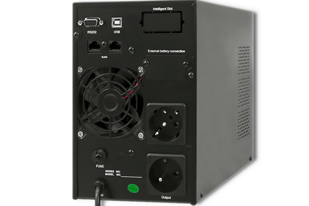 UPS QOLTEC On-line Pure Sine Wave 1000VA 800W bezpieczeństwo pewność siła moc automatyczność