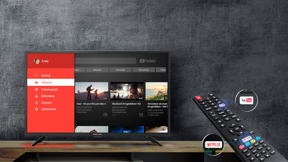 Telewizor KRUGER&MATZ KM0232S - wi-fi