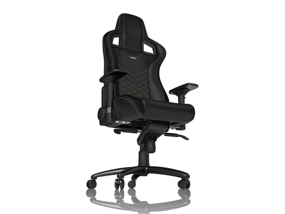 Fotel NOBLECHAIRS Epic wysokiej jakości materiałami komfortem Pianka oddychająca mechanizm kołysania funkcją blokady
