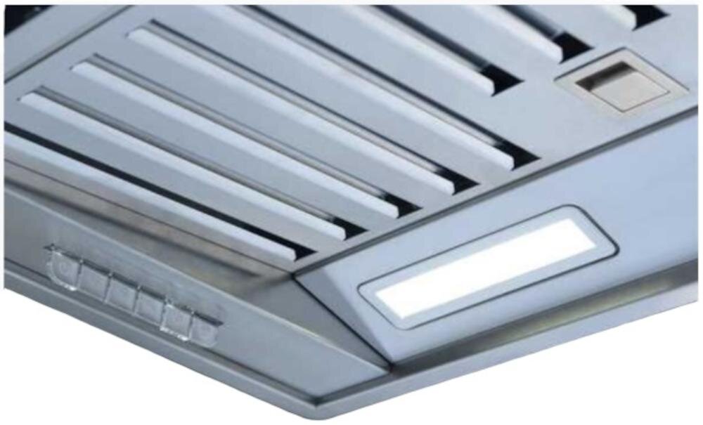 BERG Profi 52 Inox oświelenie rozświetla otoczenie okap nastrój