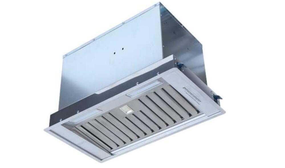 BERG Profi 52 Inox okap wysoka wydajność cicha praca pochłanianie opary gotowanie komfortowa cisza