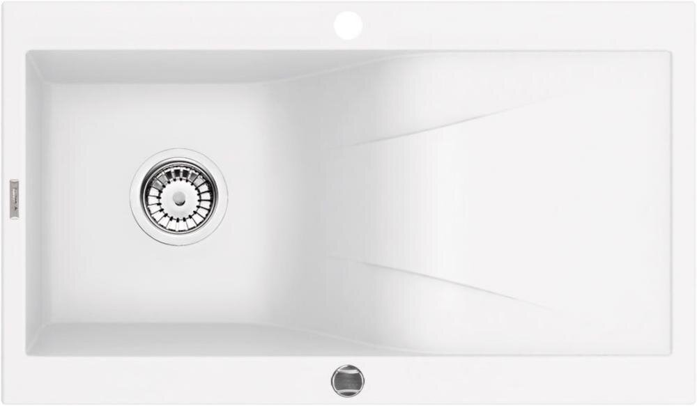 DEANTE Rapsodia ZQR A113 zlewozmywak komora blat połysk powierzchnia ociekacz woda przestrzeń robocza kuchnia owoce warzywa naczynia