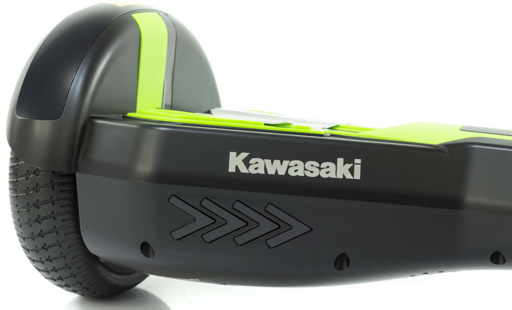 Elektryczna deskorolka smartboard KAWASAKI KX-PRO6.5D Czarno-zielony bezpieczenstwo wygoda maksymalne obciazenie wodoodpornosc