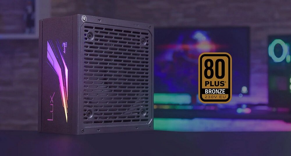 Zasilacz AEROCOOL Lux RGB 750W - Certyfikowany model