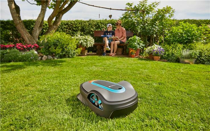 ROBOT KOSZĄCY GARDENA SILENO LIFE 1250 SMART 19115-32 wyglad front powierzchnia cichy