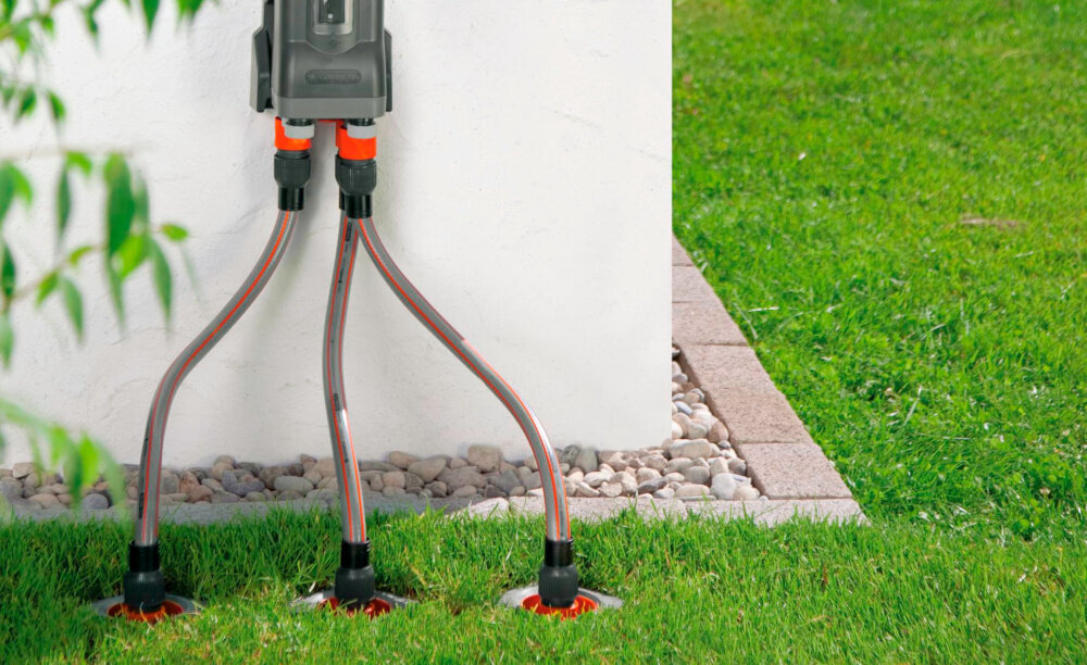 Sterownik nawadniania GARDENA Master 01892-29 do 6 cykli nawadniania dziennie wybor dnia tygodnia czas nawadniania w zakresie od 1 minuty do 4 godzin