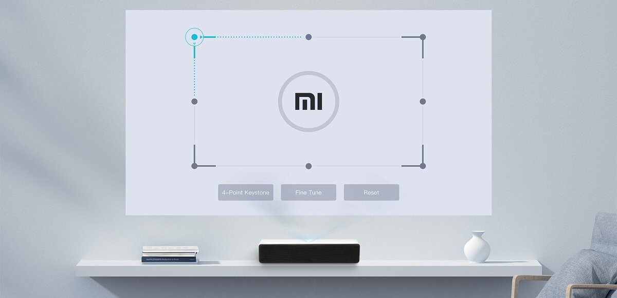 Projektor XIAOMI Mi Laser Projector 150 Biały Full HD jakość kontrast kino ekran cale filmy koncert gry kolory jasność HDR rozdzielczość Żywotność lampa