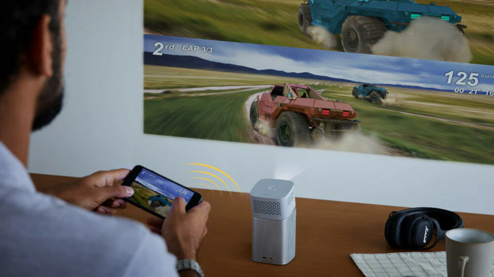 Projektor BENQ GV1 - łączność