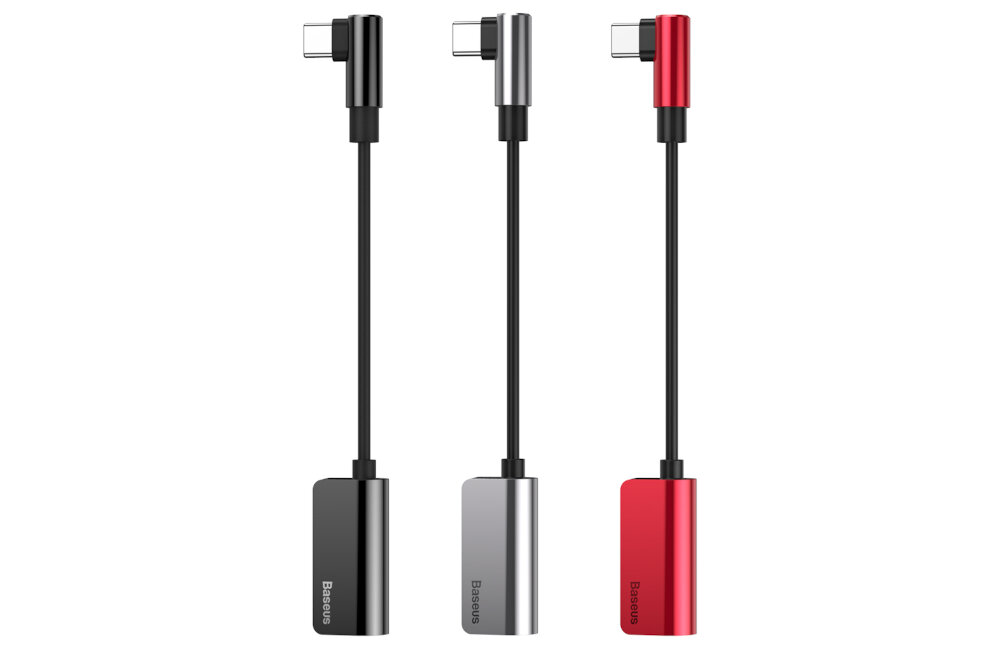 ADAPTER AUDIO BASEUS L45 USB-C DO MINI JACK 3.5MM I USB-C (CZARNY) wysoki poziom wydajności