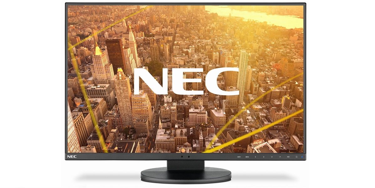 Monitor NEC MultiSync Zmaksymalizowany pionowy obszar ekranu