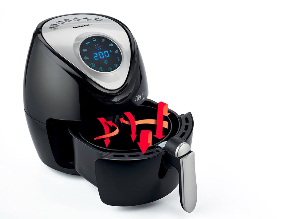 Frytkownica beztłuszczowa ARIETE 4616 Air Fryer chrupiące posiłki, gorące powietrze, obr5óbka termiczna