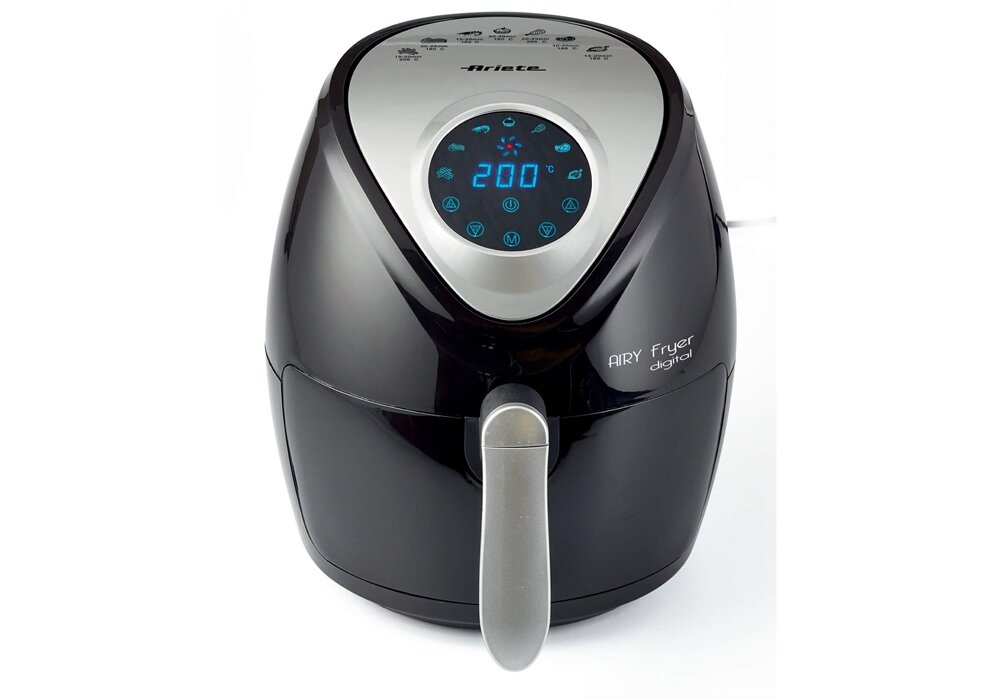 Frytkownica beztłuszczowa ARIETE 4616 Air Fryer czytelny wyświetlacz LED, optymalna temperatura, funkcja pauzy