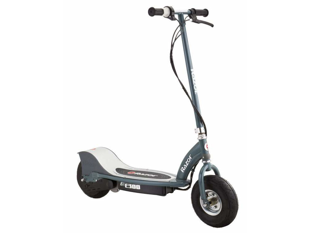 Hulajnoga elektryczna RAZOR E300 Szary dla nstolatkow i osob doroslych ekologiczna przemiszczanie sie bez nakladu sil mala bezpieczna