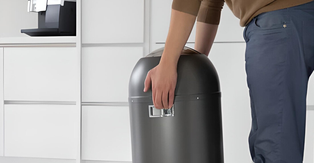 Kosz na śmieci WESCO Kickmaster 33L Turkusowy wymiary uchwyty czyszczenie wysoka jakosc wykonanie