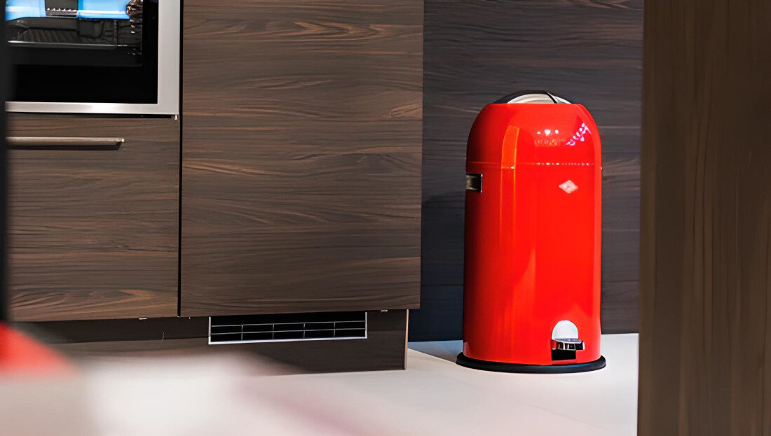 Kosz na śmieci WESCO Kickmaster 33L Turkusowy design wyglad ochrona