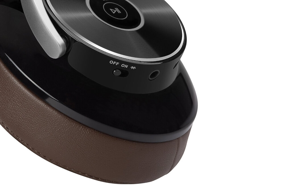 SŁUCHAWKI EDIFIER W855BT NAUSZNE BRĄZOWO-CZARNY zasięg technologia aptX technologia bluetooth