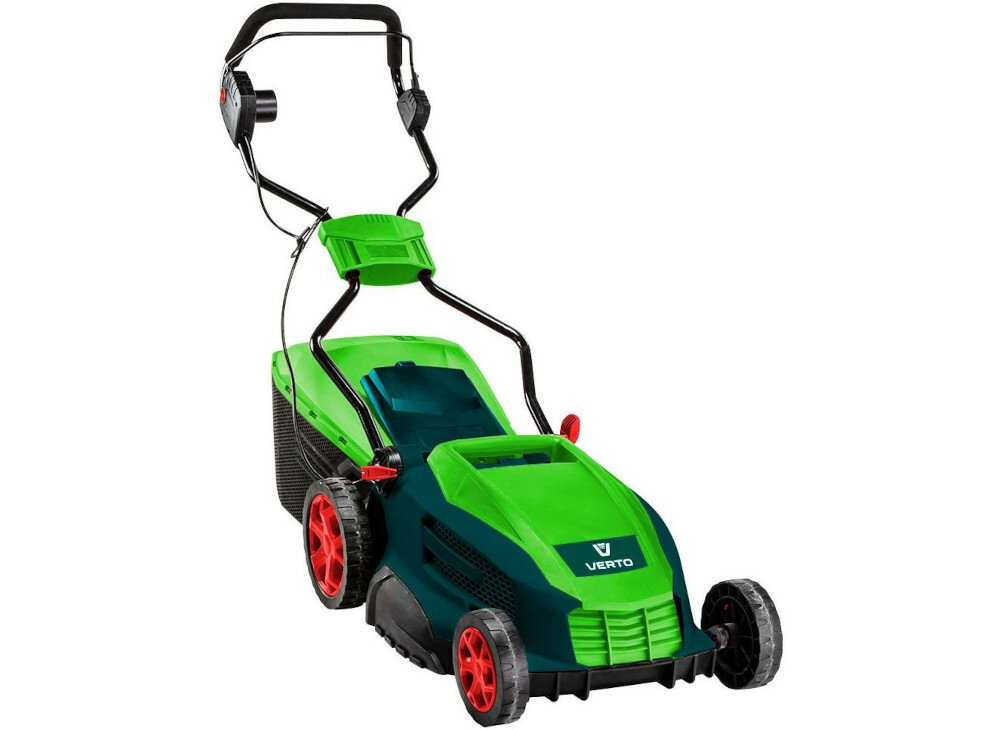 Kosiarka elektryczna VERTO 52G575 front skos wyglad