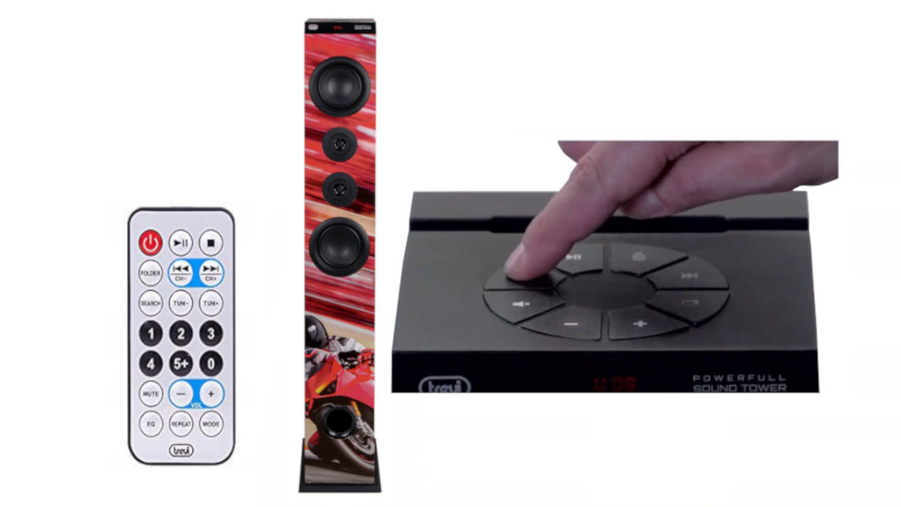 Power Audio TREVI XT 104 BT Racing - Funkcje