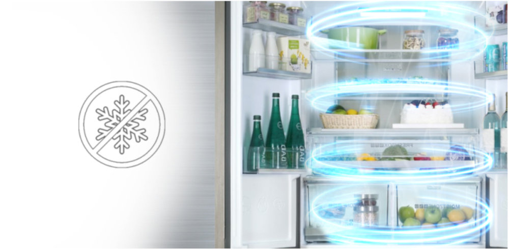 Lodówka Side By Side Haier HB25FNSAAA - No Frost