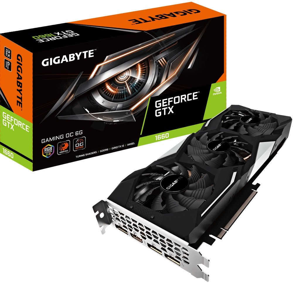 Karta-graficzna GIGABYTE GeForce GTX 1660 Gaming OC 6G Turing Shader adaptacyjna technologia cieniowania