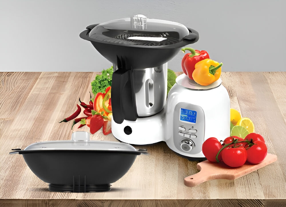 Robot wielofunkcyjny KALORIK HA1020 ThermoMaster 500W z funkcją gotowania gotowanie na parze zachowanie wartości odżywczych zdrowe posiłki gotowanie na parze więcej witamin i minerałów zdrowszy wybór różnorodne przepisy dedykowana aplikacja