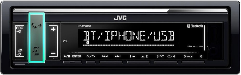 Radio samochodowe JVC KD-X361BT - cd