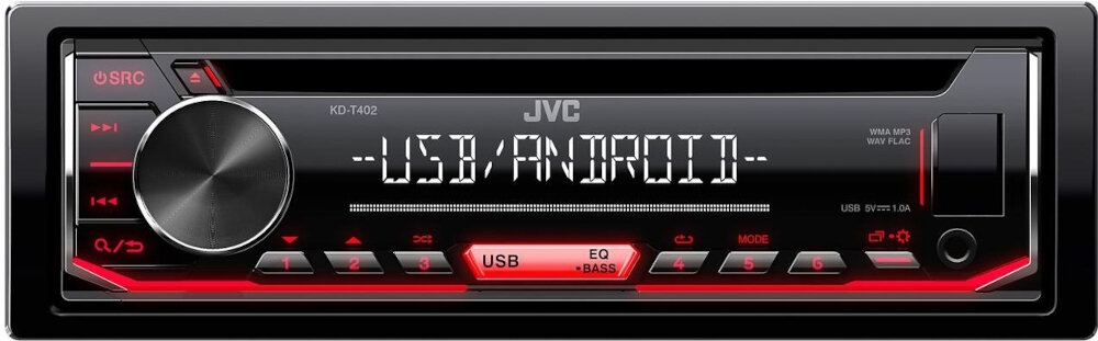 Radio samochodowe JVC KD-T402 - ogólny