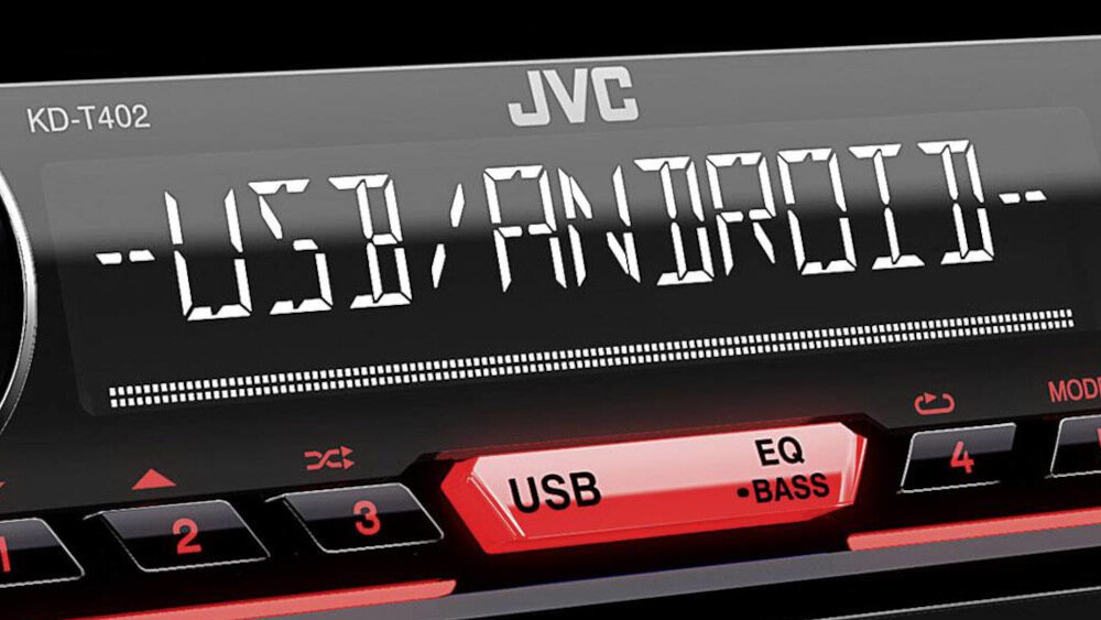 Radio samochodowe JVC KD-T402 - usb