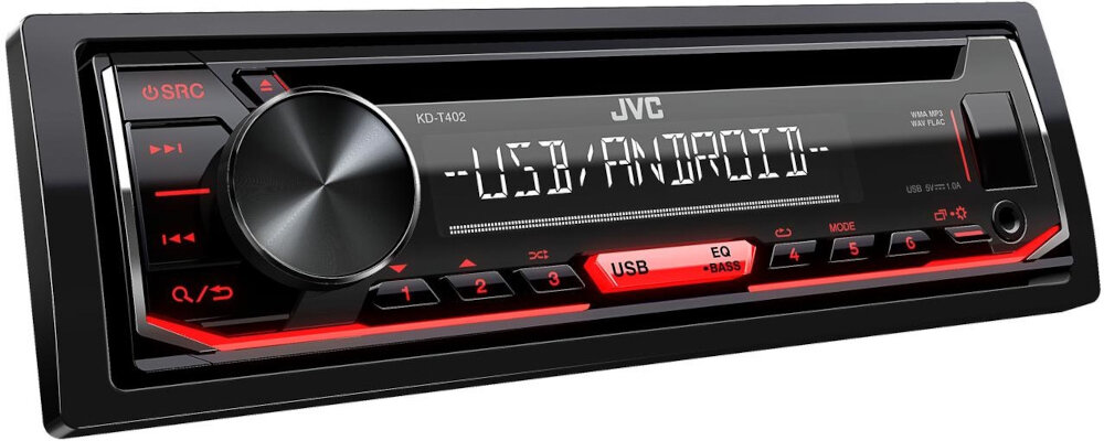 Radio samochodowe JVC KD-T402 - android
