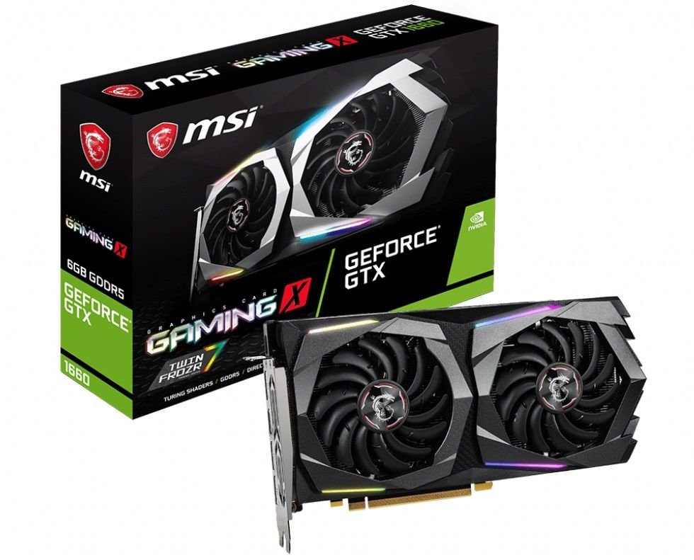 Karta graficzna MSI GeForce GTX 1660 Gaming X 6GB - Karta graficzna