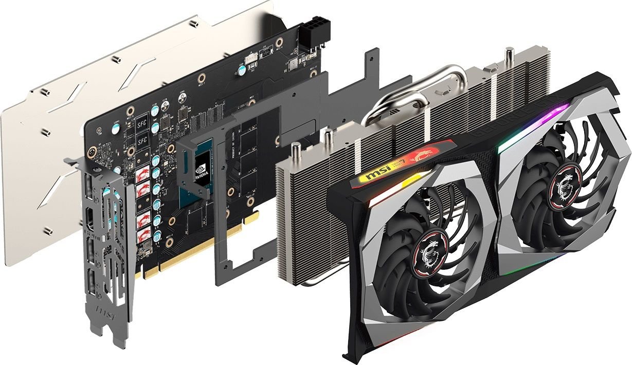 Karta graficzna MSI GeForce GTX 1660 Gaming X 6GB - ZERO FROZR