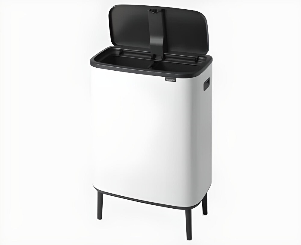 Kosz na śmieci BRABANTIA 221484 Bo Touch Bin Hi 60L Czarny kolorystyka kolor solidna konstrukcja