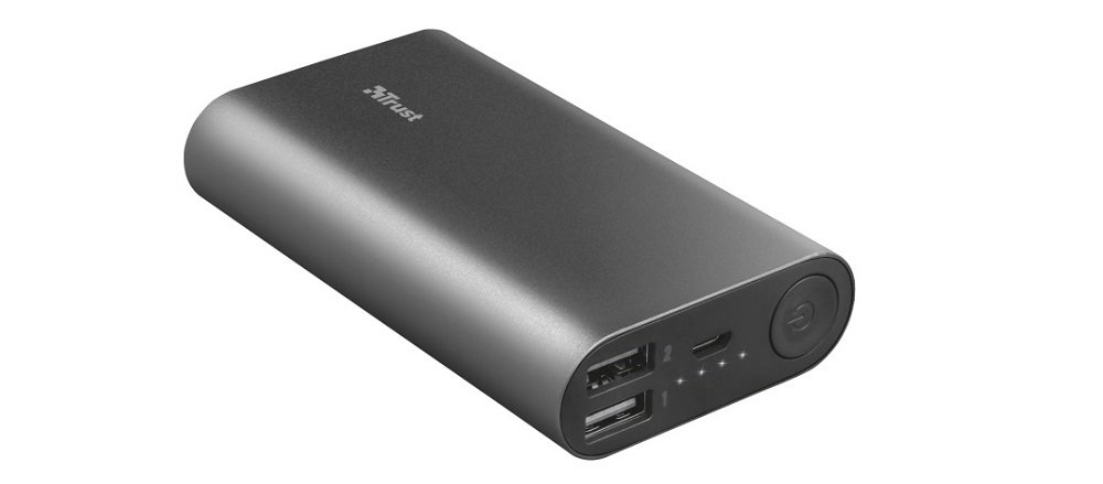 Powerbank TRUST Luco 7500 mAh Czarny technologia bezpieczeństwo czas