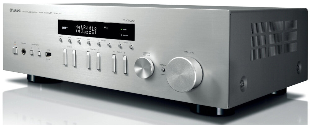 Zestaw stereo YAMAHA R-N402D SR + INDIANA LINE Nota 550 - funkcje