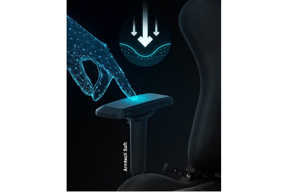 Fotel DIABLO X-Ray podłokietniki regulacja