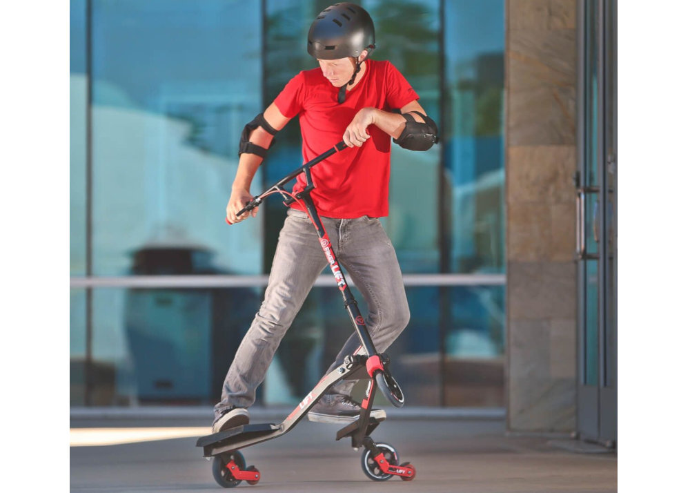 Hulajnoga dla dzieci YVOLUTION Fliker Lift L3 antyposlizgowe platformy