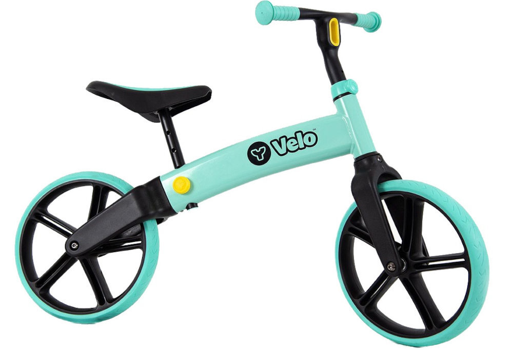 Rowerek biegowy YVOLUTION Velo balance Zielony pierwszy srodek transportu