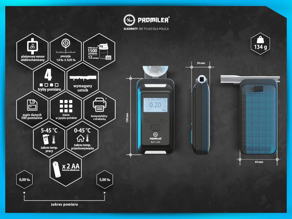 Alkomat PROMILER ALP-1 Lite
