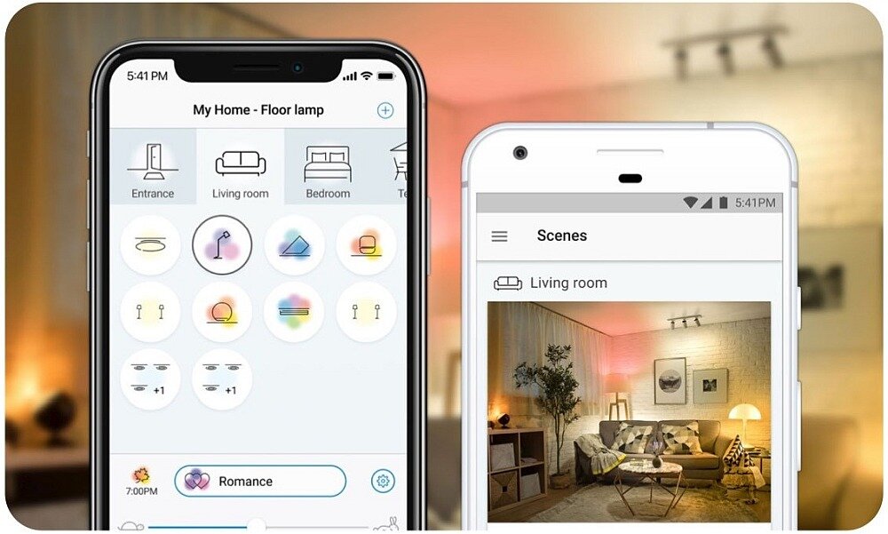 ŻARÓWKA WIZ WIFI TUNABLE WHITE AND COLORS E27 smartfon